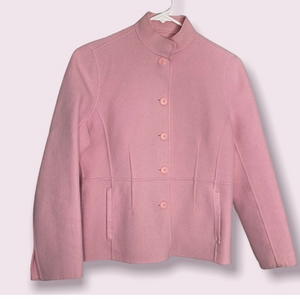Alexandra Bartlett blush pink wool jacket
sz‎ M